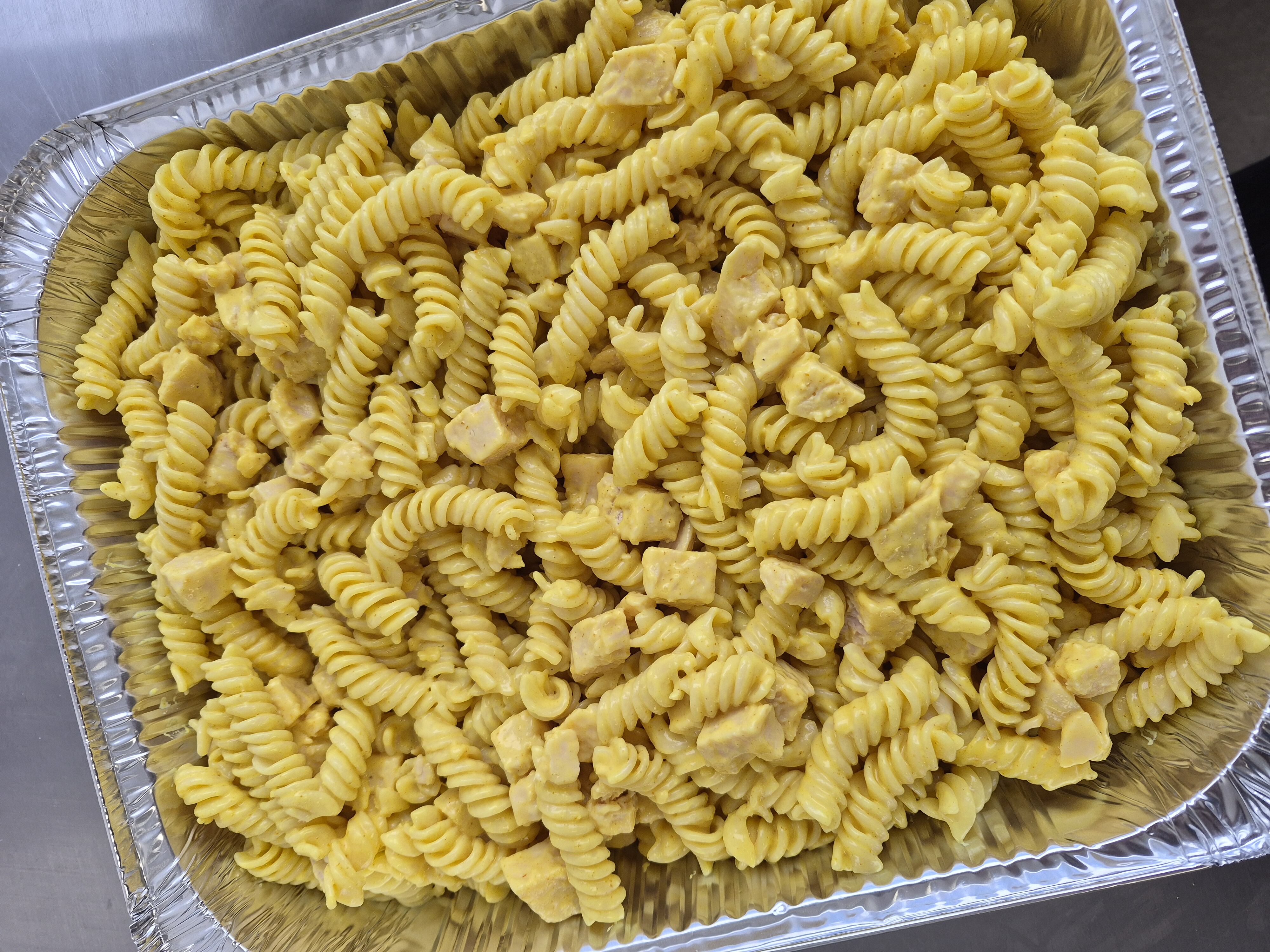 Coronation Chicken Pasta catering item
