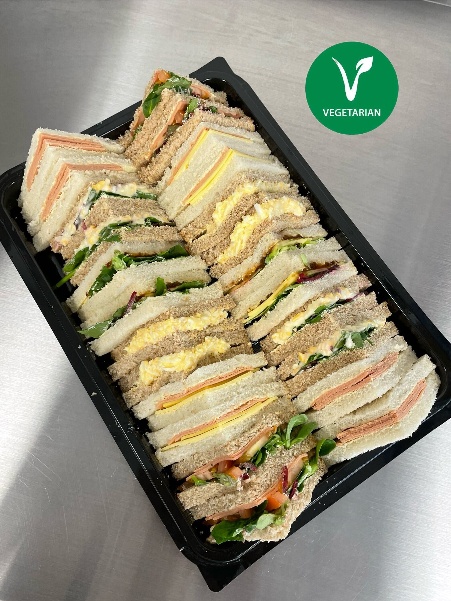 Vegetarian Sandwich Platter (24 pieces) catering item